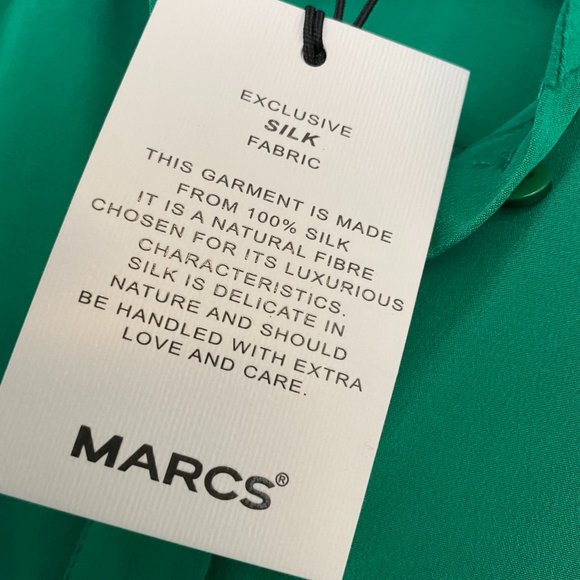 Green silk shirt - Picture 7 of 7